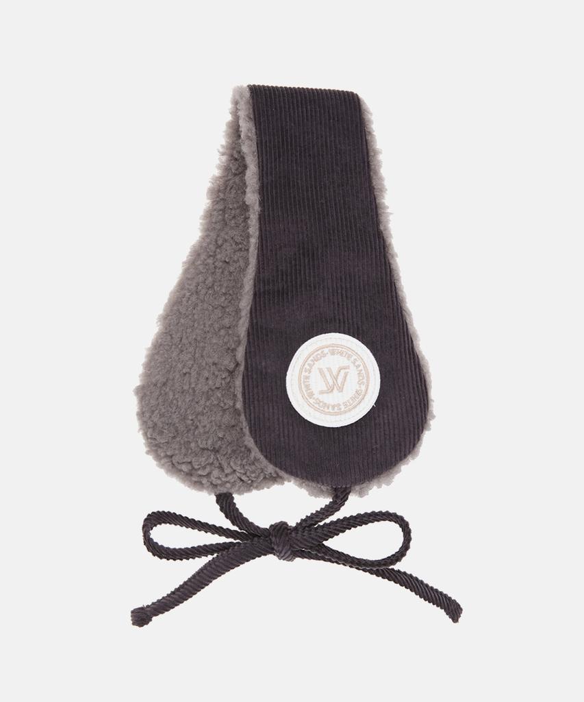 Hwaiteusaenjeu Corduroy Fur Earmuff Sullivan (10 Colors)