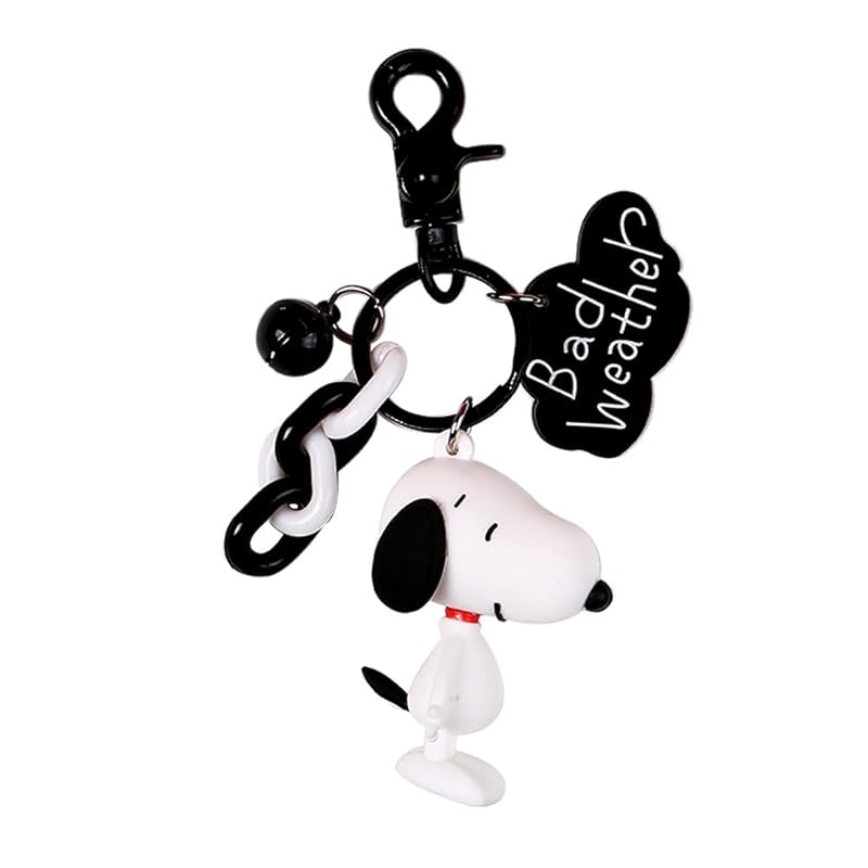 

[TwsiT] snoopy key ring cute anime car keychain cute bag charms multifunctional ornaments mobile phone Accessories miscellaneous goods Popularity