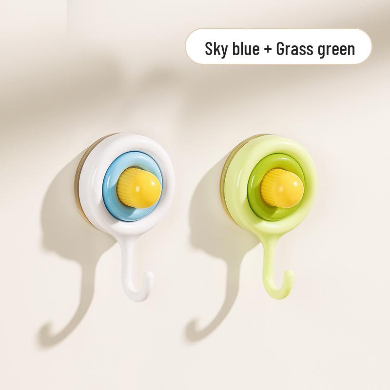 Cartoon Suction Cup Hook: Strong, Reusable, Movable, No-Drill Bathroom & Kitchen Hook