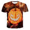 Foreign Trade European and American New Models, Halloween Horror Ghost 3D Digital Printing Men's and Women's T-shirts, Children's Short Sleeves