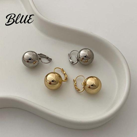 Stylish City Earrings 1 Pair Ball Dangle for Women Metal