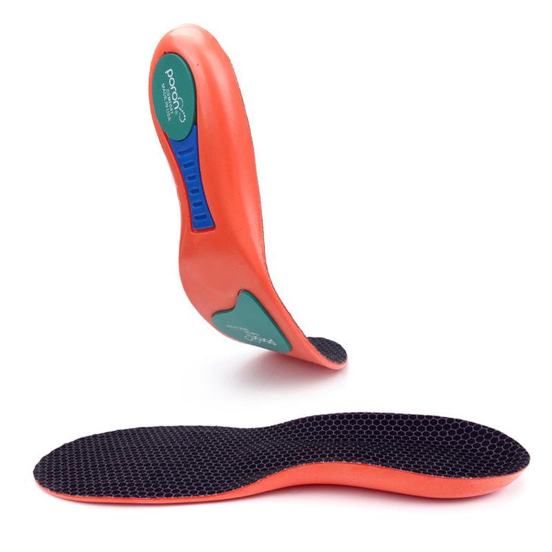 High Arch Flat Foot Correction Insole: Breathable, Shock-Absorbing PU Support for Sports Shoes