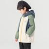 Duoduojia Boys' Color-Blocked Hooded Softshell Jacket