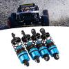 4 Pcs 55mm RC Car  S Aluminum Alloy Oil Shocks Damper Set for 1Celsius10 RC Car