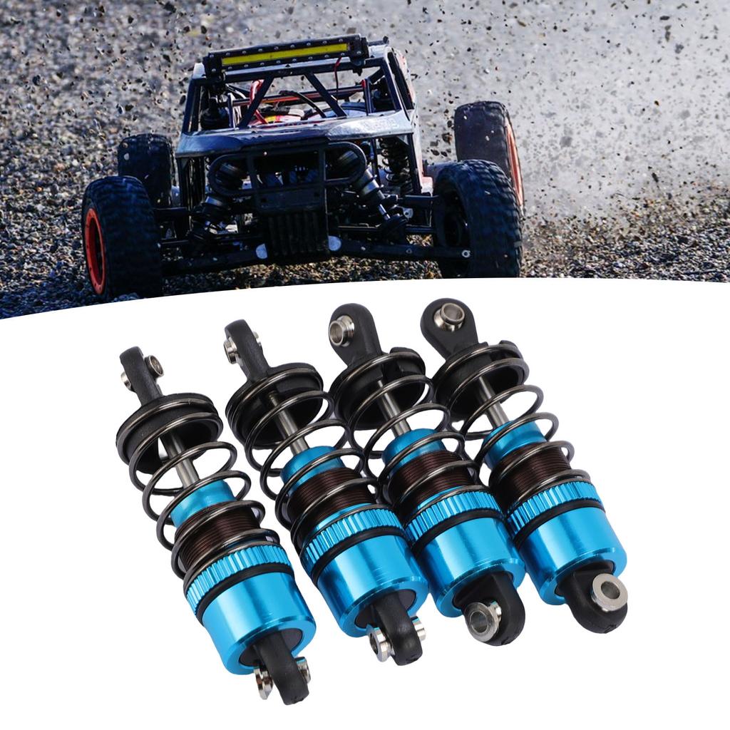4 Pcs 55mm RC Car S Aluminum Alloy Oil Shocks Damper Set for 1Celsius10 RC Car