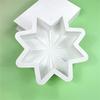 Silicone Snowflake Cake Baking Molds Practical Snowflake Mousses Molds Portable Dessert Mould for Family Gatherings