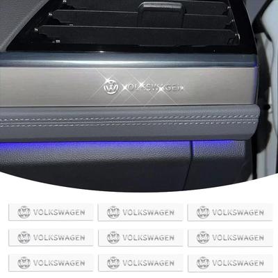 Autos 2025 Heiß Für Volkswagen 2/5/10 Stück Auto Metallaufkleber Emblem Abziehbilder Für Volkswagen GOLF 5 Tiguan Polo Golf 6 7 Jetta Magotan