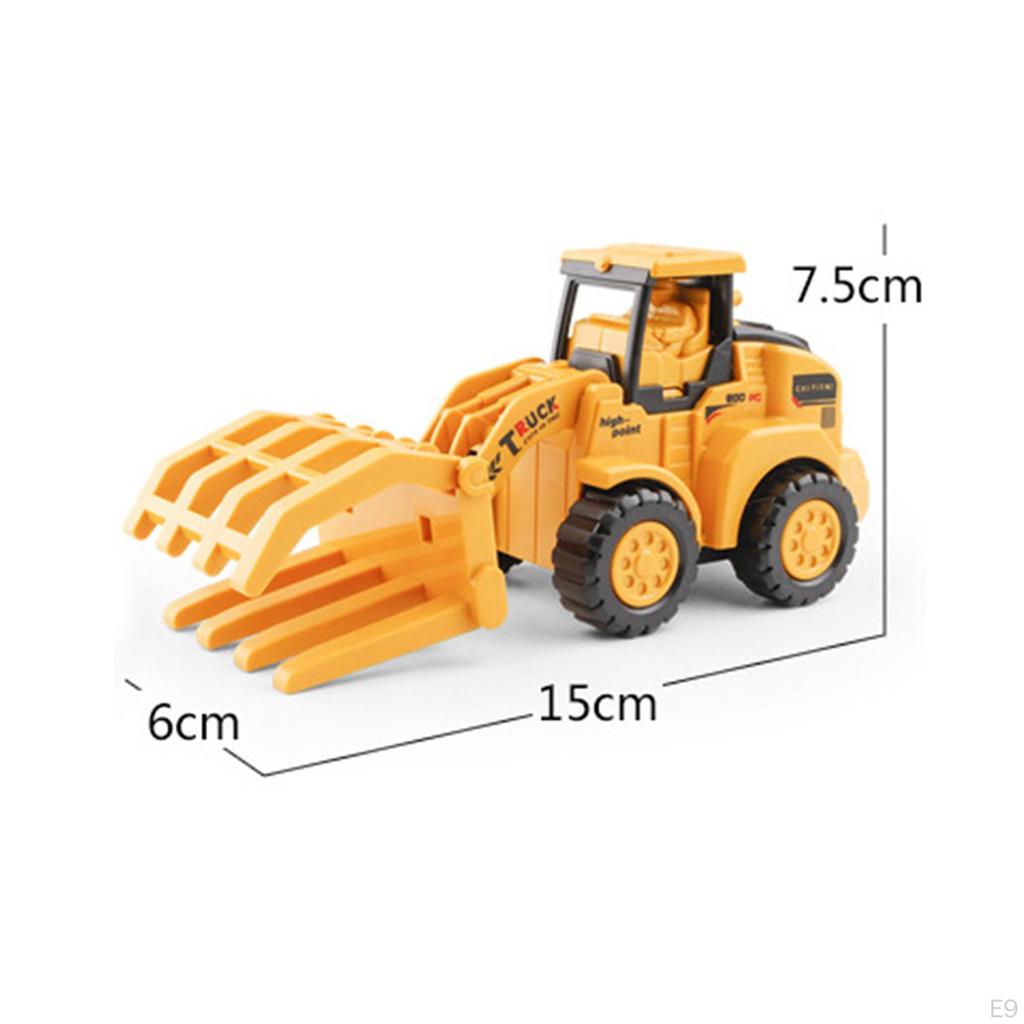 Carrier Vehicle Toy, Diecast Engineering Vehicle, Kids Compact S, Cartoon Construction Vehicles for