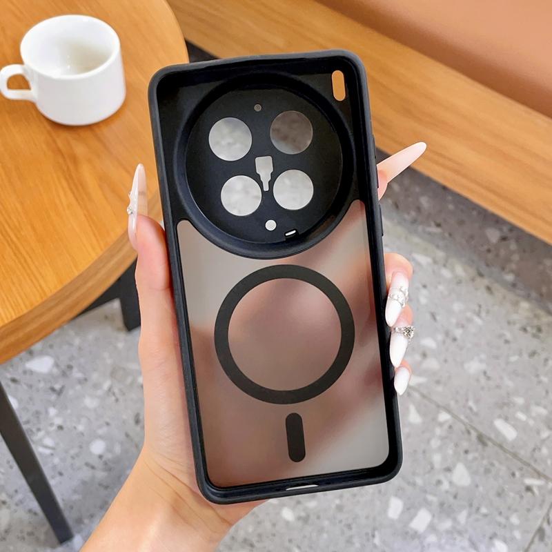 For VIVO X300 Ultra VIVO X300 Pro Phone Case Ultra-Thin Matte Magnetic Wireless Charging Shockproof Hard Back Cover Accessories