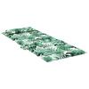 High Back Seat Cushions 2 Pcs Leaf Pattern Oxford Fabric