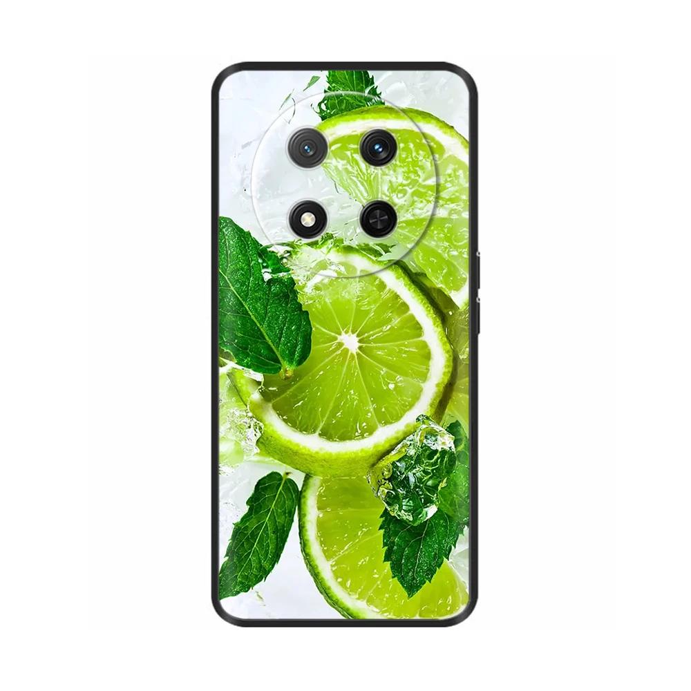 Soft Silicone Cover For Huawei Honor Magic7 Lite 5G Case Ginkgo Printed Phone Back Case On For Honor Magic7 Pro Magic 7 Fundas