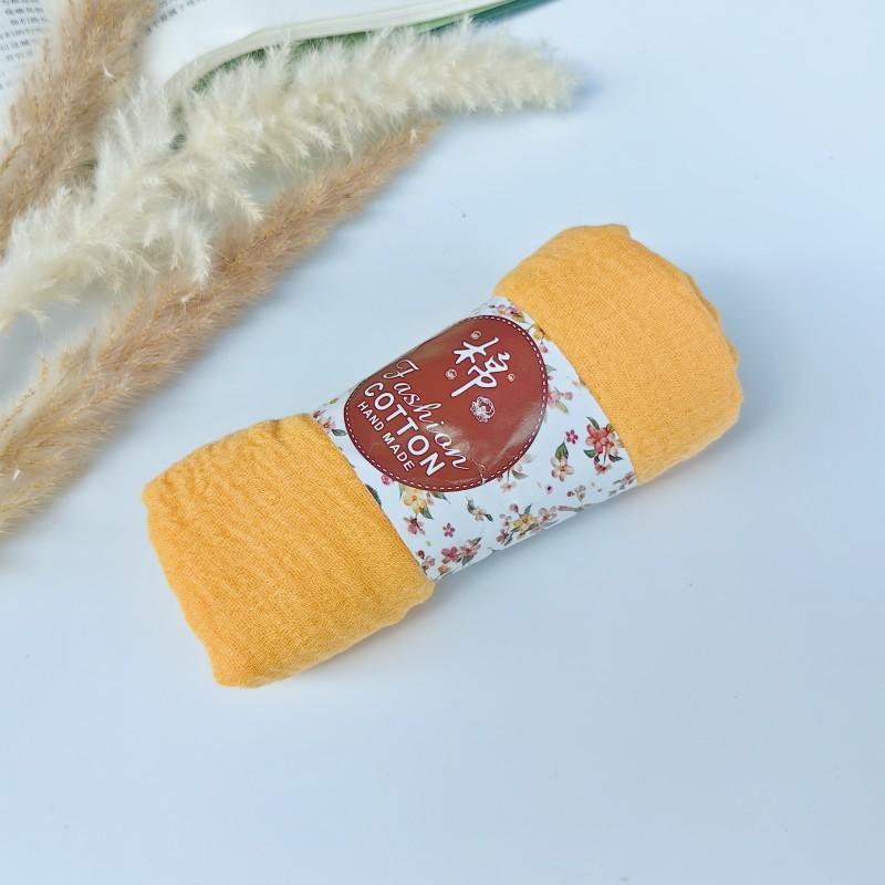 Monochrome Cotton And Linen Scarf, Beard Headscarf, Crumpled Scarf, Shawl, One Piece Will Be Sent On Behalf Of Wj01.