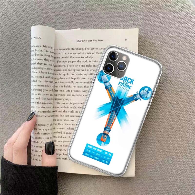 Back To The Future License Phone For Apple Iphone 12 13 Mini 15 Pro Max 11 Pro 14 Plus 16 Pro Max 16E Case Shell Cover Clear TP