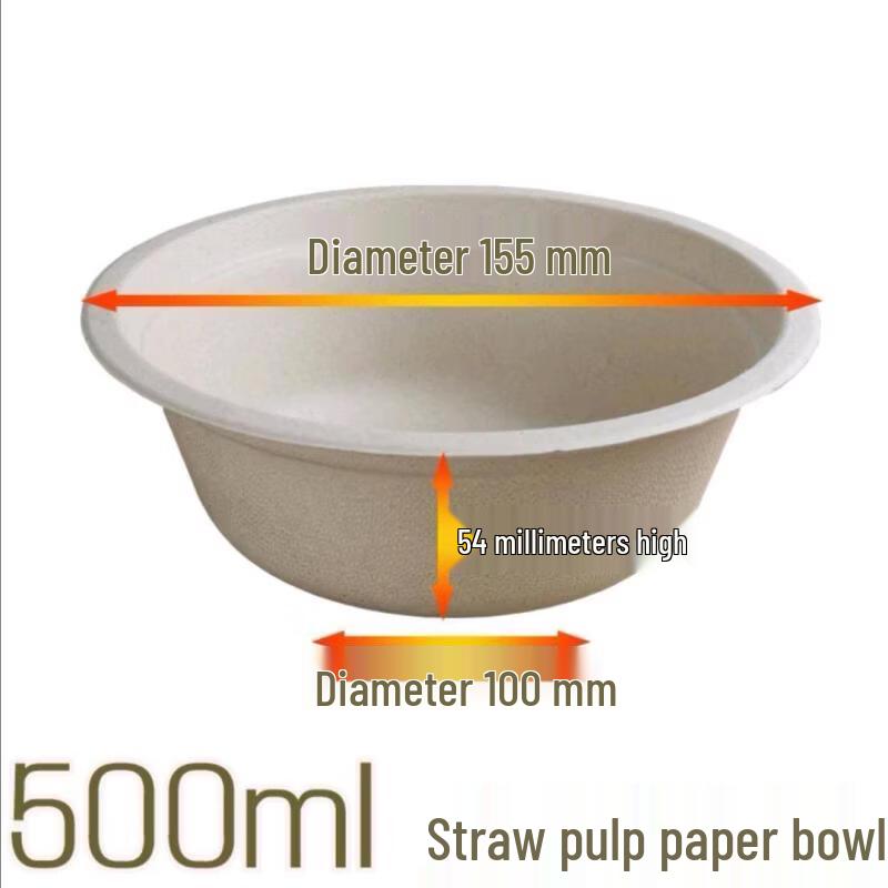 Biodegradable Disposable Paper Bowls