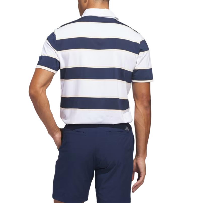 Adidas Ultimate365 Climacool Moisture-Wicking Quick-Dry Striped Polo Shirt Men tops JZ0475