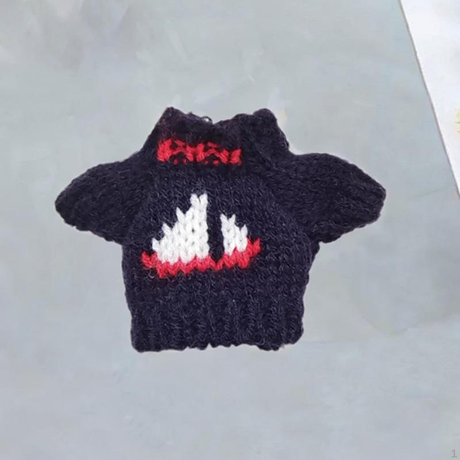 

15cm Plush Doll Clothes Cartoon Accessories, Stylish Comfortable Outifits Triangle black