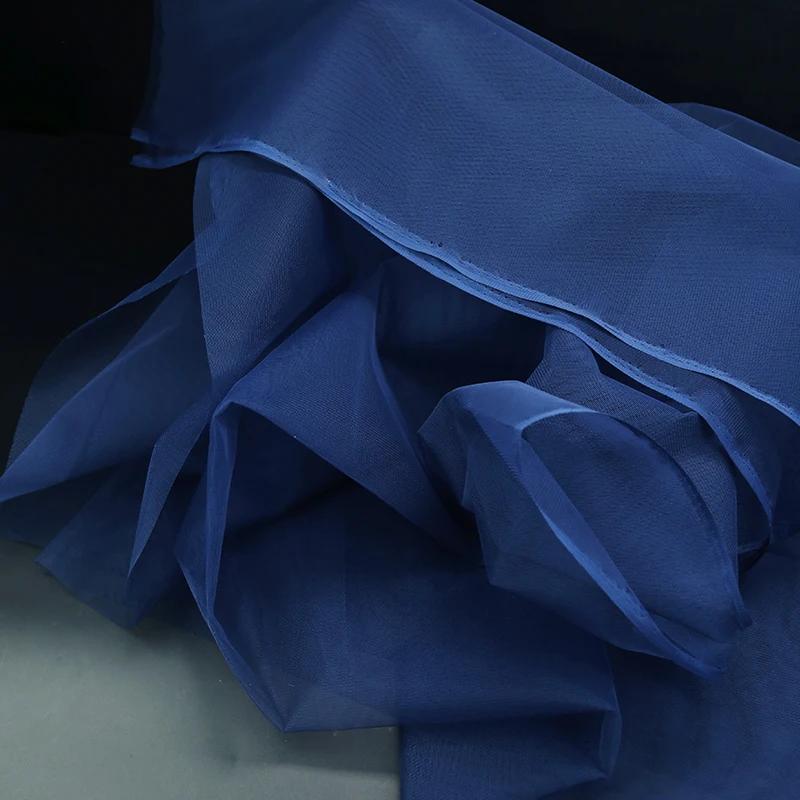 100x160cm Hard Tulle Mesh Fabric for DIY Wedding Dress Skirt Yarn Cloth Decoration Fabric by Per Meter Polyester Stiff Mesh
