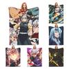 Manta de Franela del Pilar del Sonido Tengen Uzui Anime Demon Slayer Manta Personalizada para Cama Sofá Sillón 150*125cm Colcha