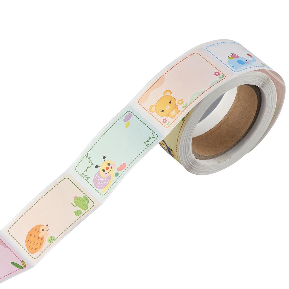 Blank Name Tag Animals Name Labels Rectangle Name Stickers  Party