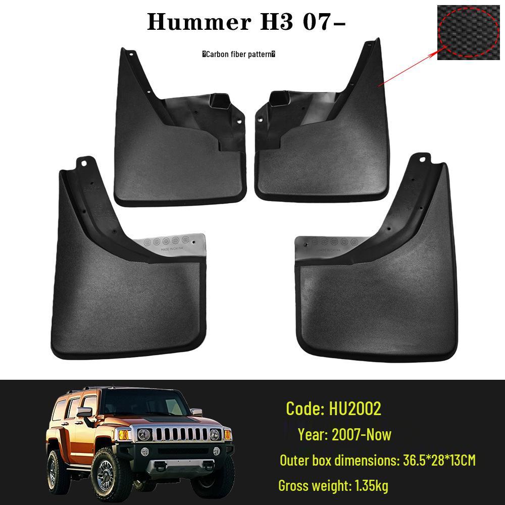 Hummer Fender Skin for 2007-2024 H2, H3, EV Pickup Truck Customization