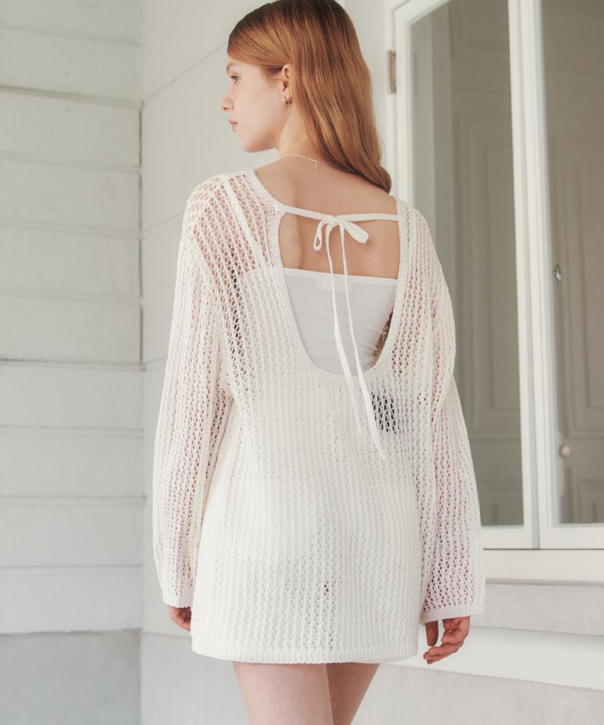 ZEROSTREET Back Point Curly Knit / Ivory