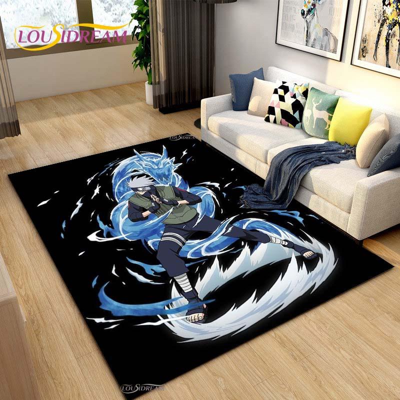 Bandai Naruto Cartoon Anime Carpet for Living Room Bedroom Cute Rugs Kitchen Door Kids Un-slip Floor Mats Alfombra Birthday Gift