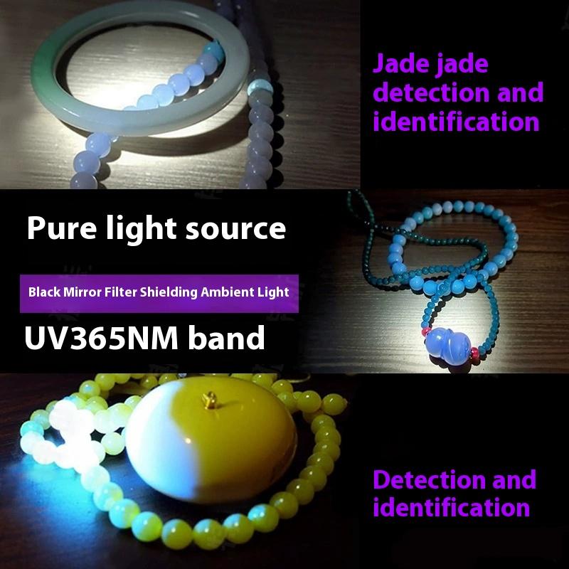 365/395nm UV Taschenlampe Wiederaufladbare Mini Violette Taschenlampe Tragbare Ultraviolette Katze Tinea Geld Erz Marker Inspektions-Taschenlampen