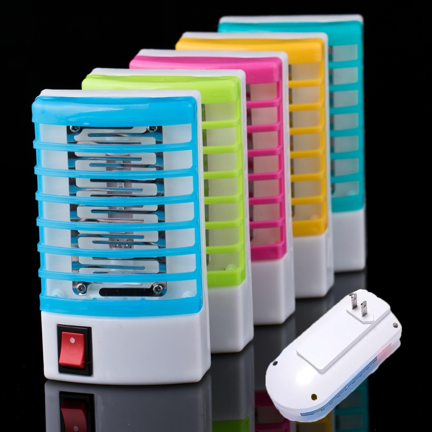 

Эффективная светодиодная розетка, электрическая ловушка для комаров, ночная лампа, репеллент, вилка стандарта ЕС/США US Plug