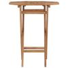 VidaXL Table pliable de jardin 60x60x75 cm Bois de teck solide