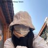 Simple Trend Hexagonal Bucket Hat Men's And Women's Casual Sunshade And Windproof Warm Fisherman's Hat