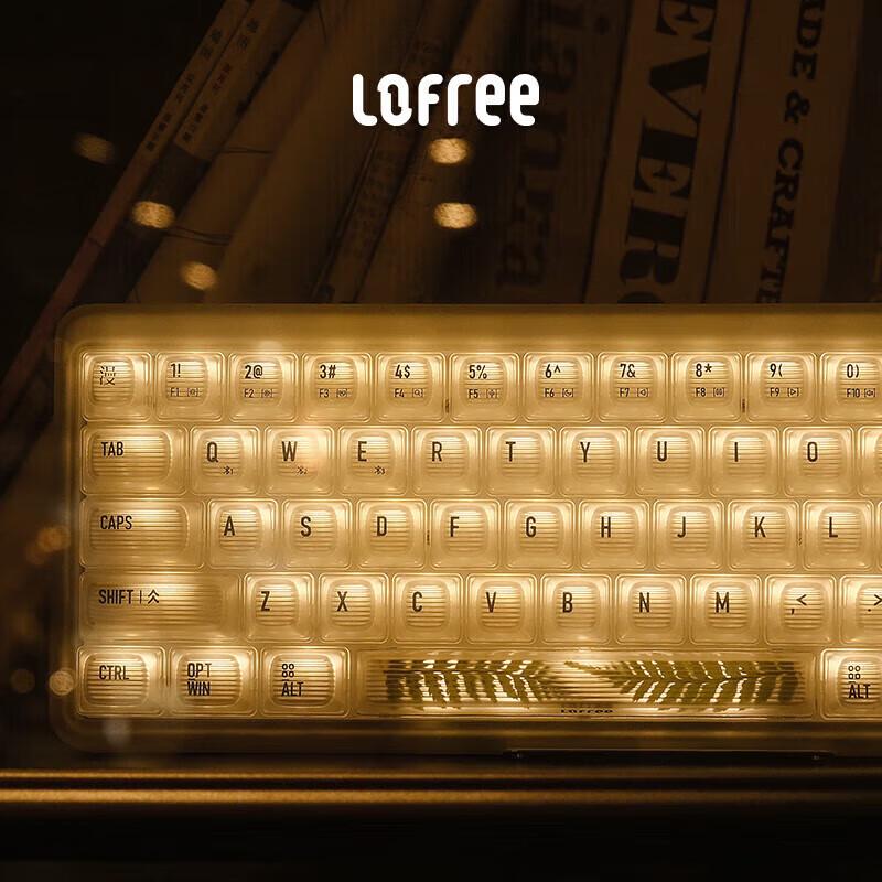 LOFREE Wander 1% Dual-Mode Hot-Swappable Mechanical Keyboard