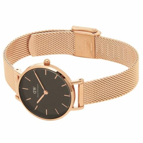 Daniel Wellington Petite 28mm Unisex Quartz Watch for Men and Women, Rose Gold (4) DW00600217