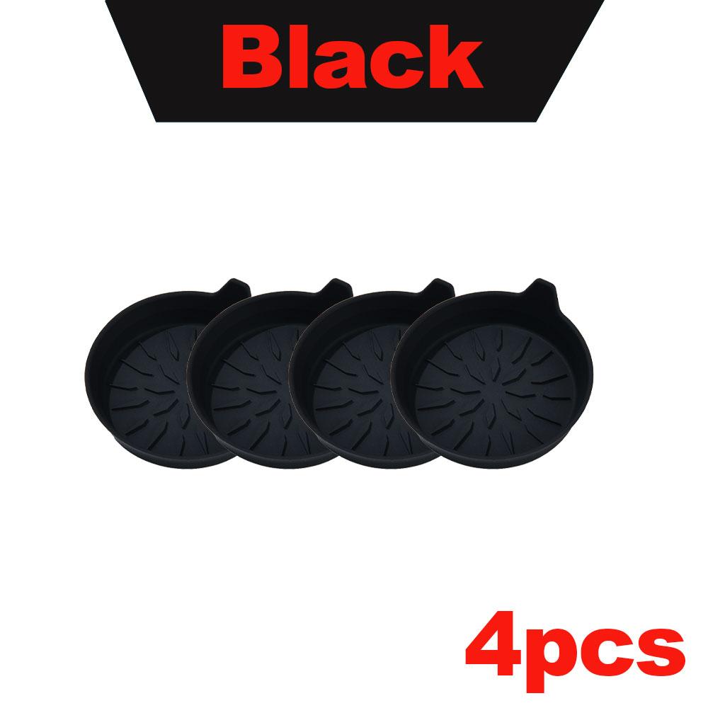 2/4pcs Snowflake Car Cup Holder Coaster Silicone Cup Holder Insert Non-Slip Cup Holder Car AccessoriesInterior Silent Cup Pad