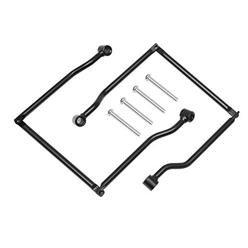 AQIMY Universal Motorcycle Side Bag Support Bar Bag Stay Steel for Suzuki Honda Yamaha Harley etc. Black