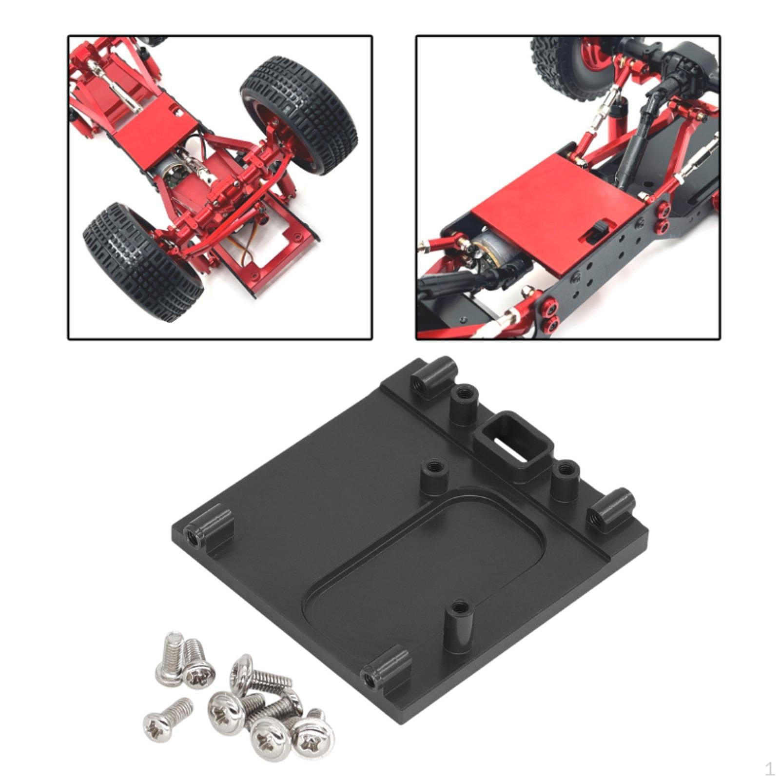 

1/12 RC Car Motor Mount Metal Holder Accessories Upgrade Parts for MN99S black
