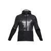 Under Armour Hybrid Spliced Hooded Windbreaker Men Black 1306456-001