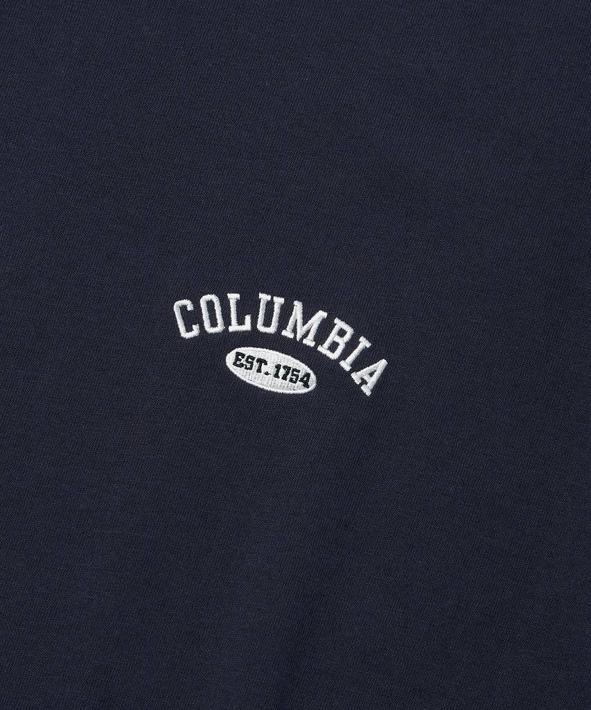 COLUMBIA UNIVERSITY Cu Arch Logo S/S T-Shirts Crown Navy