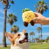Interactive Toys for Puppy Training Stuffed Pineapple Dog Toy, Squeaky Plush Chew Cute Safe Fabric Dogs Teething Toy Puppies, Small And Medium