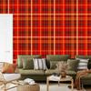 Red and peach checkered wallpaper 50x1000