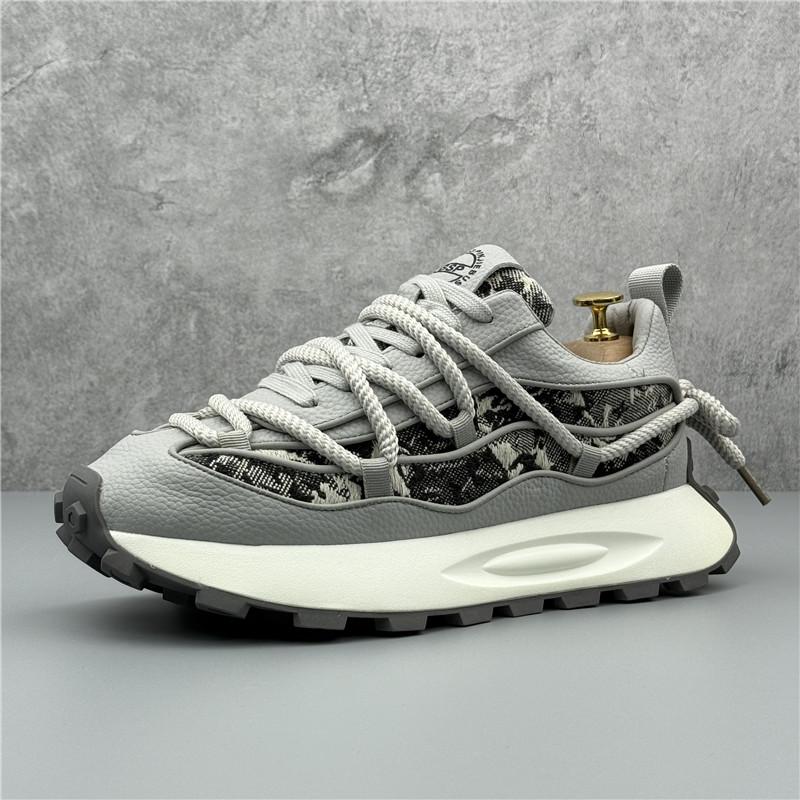 

Мода Высокое Качество Новый Дизайнер Мужская Мода На Шнуровке Все Подходит Смешанные Толстая подошва Повседневная Обувь Мужские Кроссовки для Ходьбы Zapatos Hombre 38