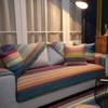 Universal All Year Round, Anti Slip and Simple Modern Pure Cotton Seat Cushion, Sofa Cover, Sofa Towel Cover, Full Cover