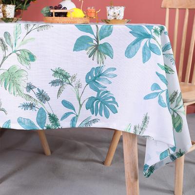 Small Fresh Tablecloth Plant Flower Tablecloth Household Rectangular Cotton And Linen Table Cloth Cover Cloth