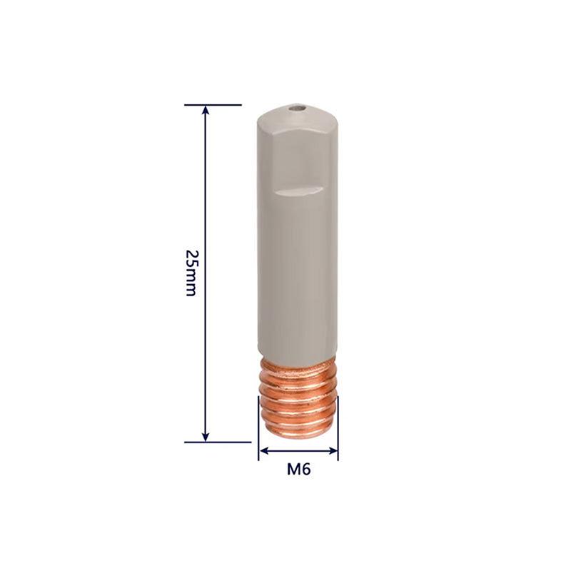 

5 шт. Сварочные наконечники сопла Mb15Ak с покрытием для защиты газового наконечника 0,8 мм Запчасти для сварочного инструмента MIG