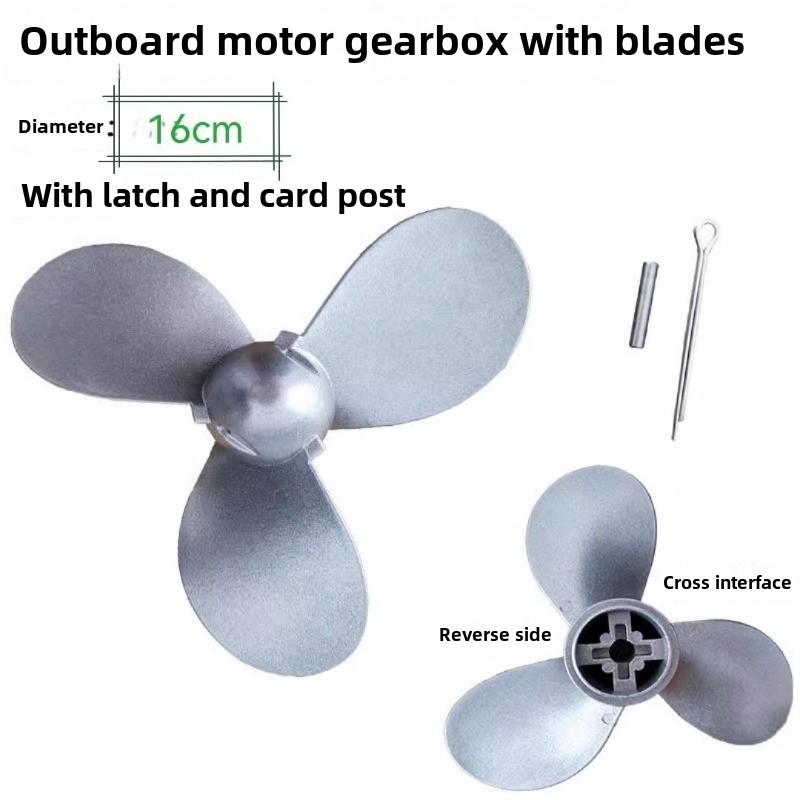 1 Set Universal Propeller Four Stroke Gasoline Outboard Engine Gearbox Booster Accessories Lawn Mower Modification