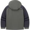 The North Face Color Block Letter Print Zip Up Hooded Long Sleeve Cotton Jacket Men Jackets Khaki NJ3NQ52K