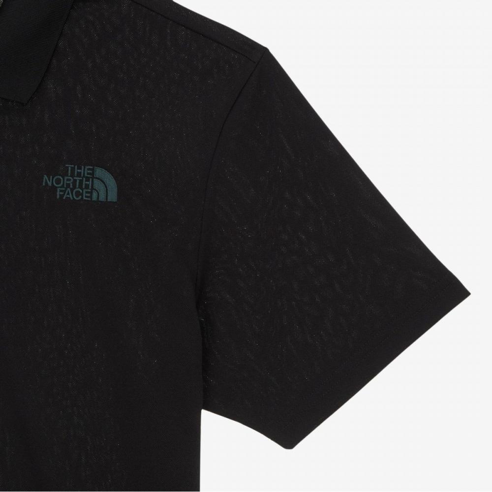 The North Face Men S freSh Ex Short Sleeve Polo Black Nt7pr14a