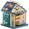 Maison d'activités 12 en 1 - TOP BRIGHT - Motricité Fine - Bois Durable - 18 mois et plus