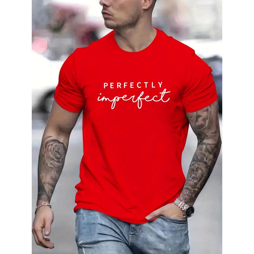 Summer Men's Casual Loose Size Letter Print Round Neck Short Sleeve T-shirt Top fashion casual