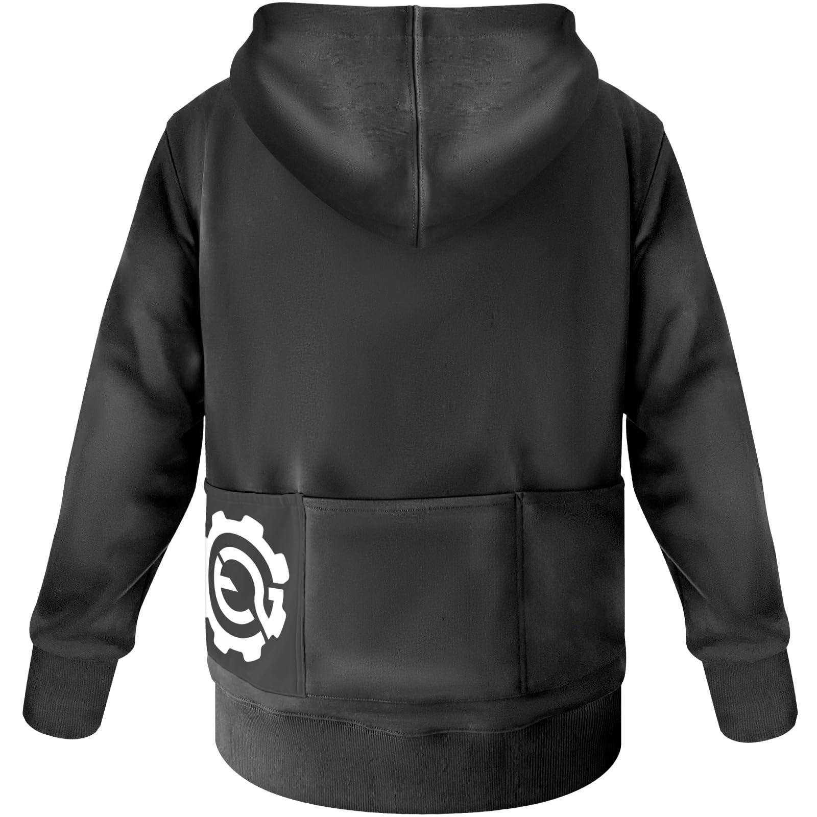 

Geartle Poke-Par Hoodie with Back Pocket, for Road Bikes, Cycling, Cross Bikes, Commuting, and More (JP, Alphabet, L, Black)