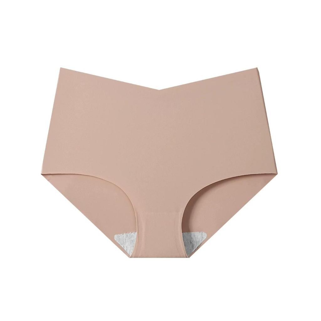 Seamless Women Panties Ice Silk Underwear Sexy Ladies Briefs High-Rise Solid Panty Traceless Female Lingerie Plus Size